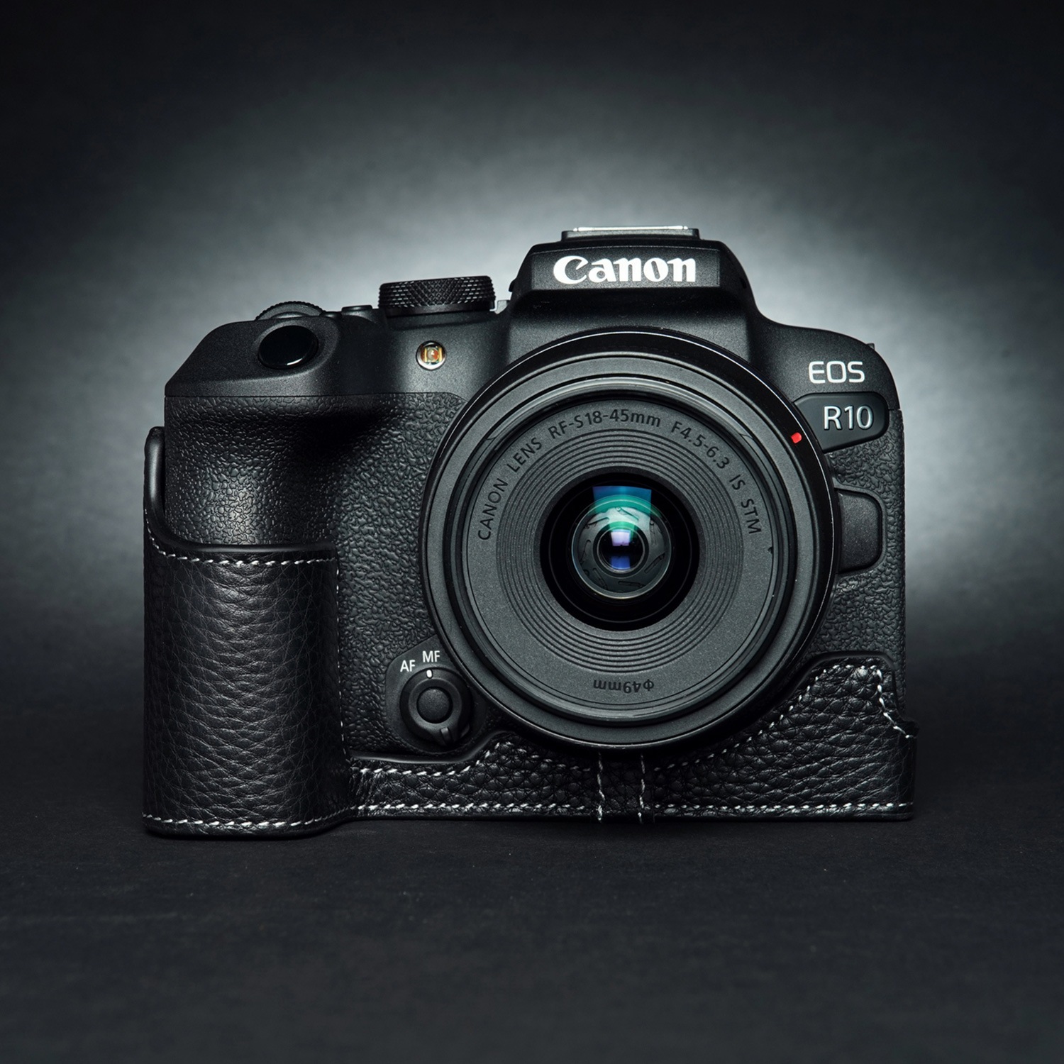 TP Original Canon EOS R10 用 ボディーハーフケース ブラック