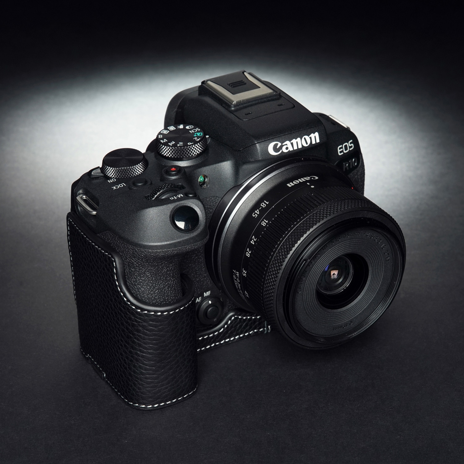 TP Original Canon EOS R10 用 ボディーハーフケース ブラック