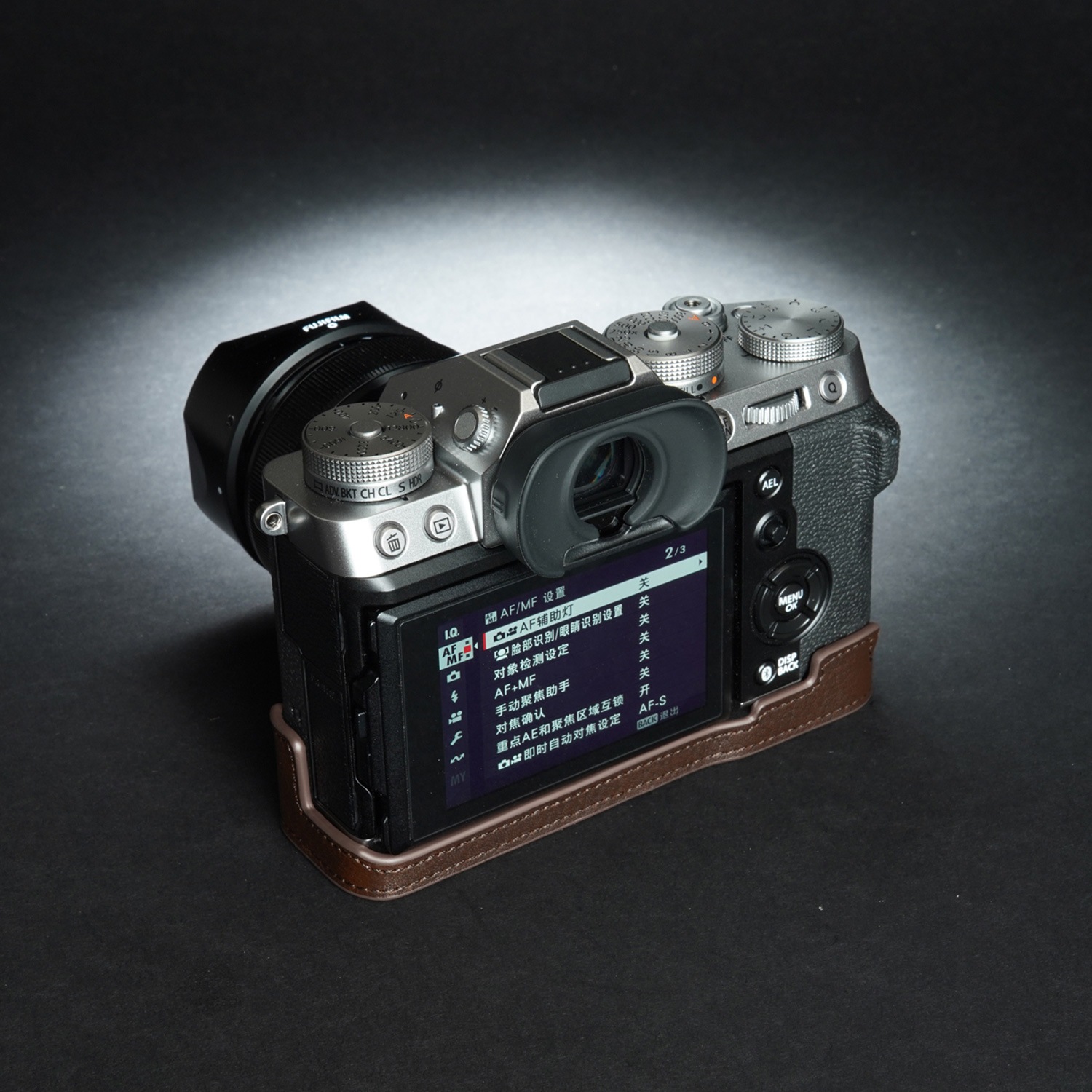 TP Original FUJIFILM X-T5 用 ボディーハーフケース ダーク