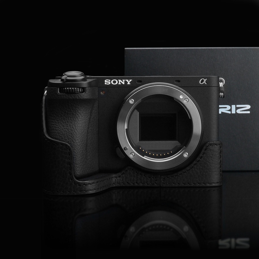 GARIZ SONY α6700 用 本革カメラケース XS-CHA6700BK ブラック