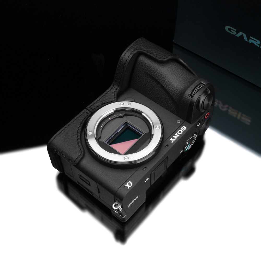 本革カメラケース SONY ソニー a6600用 ブラック TP Original SONY α6600 用 ボディーハーフケース ブラック