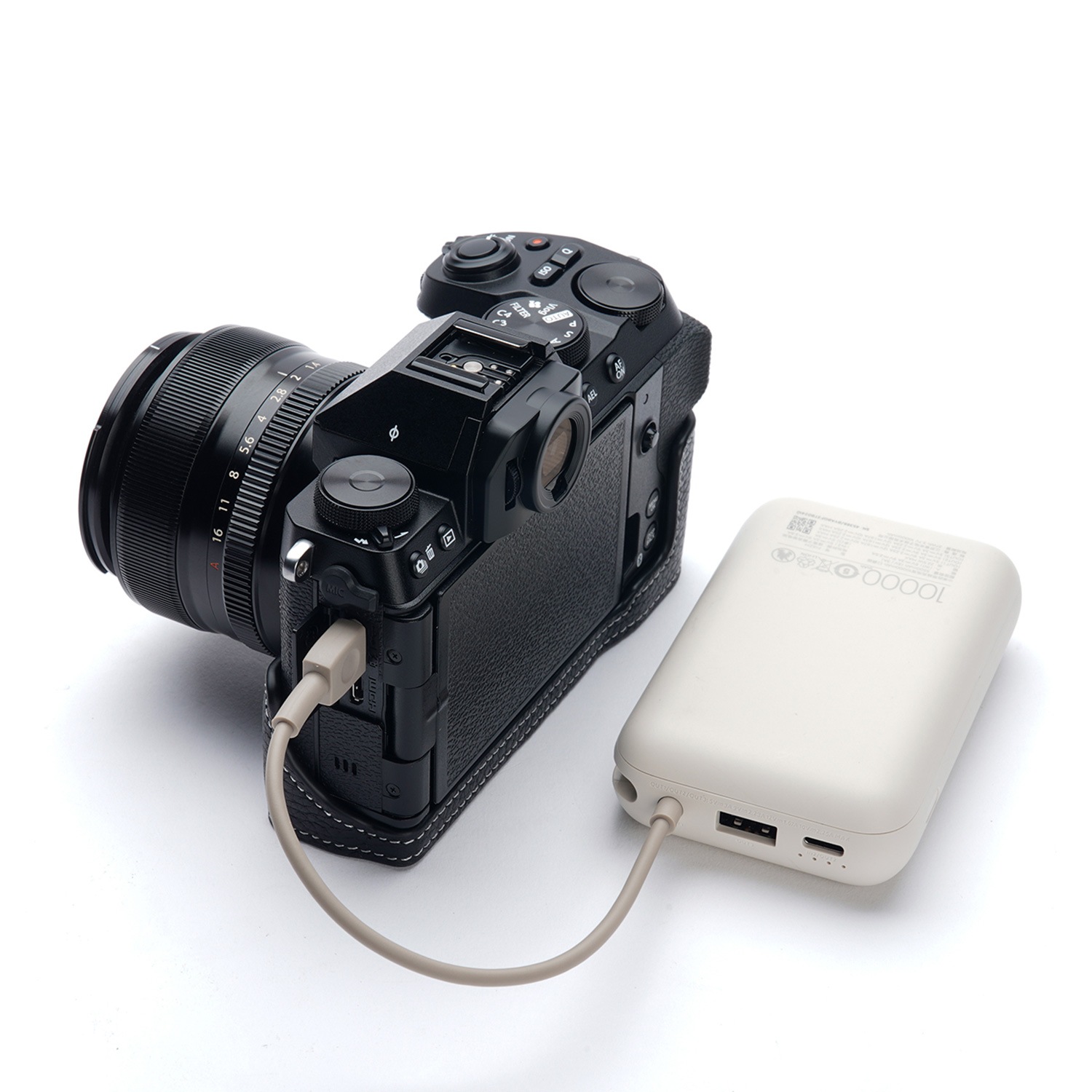 TP Original FUJIFILM X-S20用 ボディーハーフケース ブラック