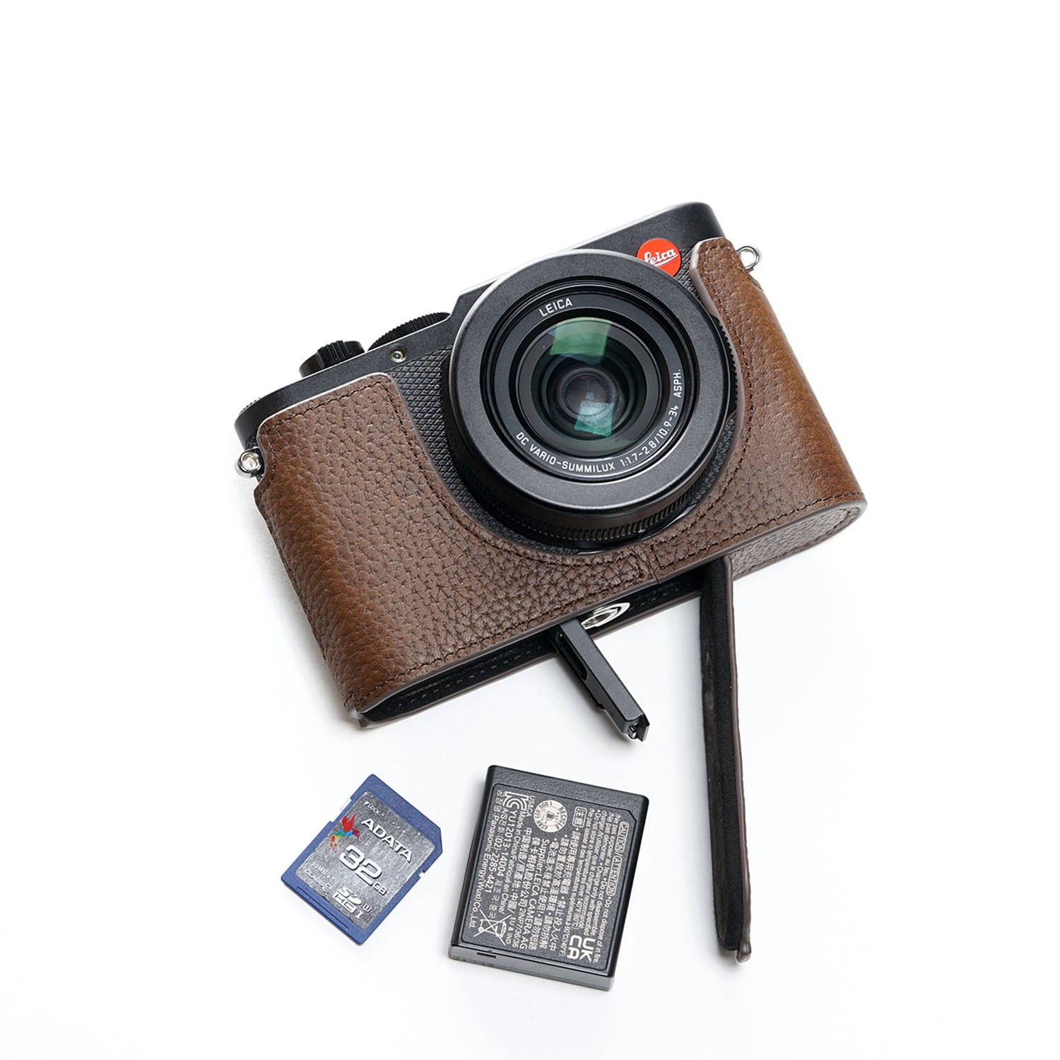 TP Original Leica D-LUX8用 ボディーハーフケース ダーク
