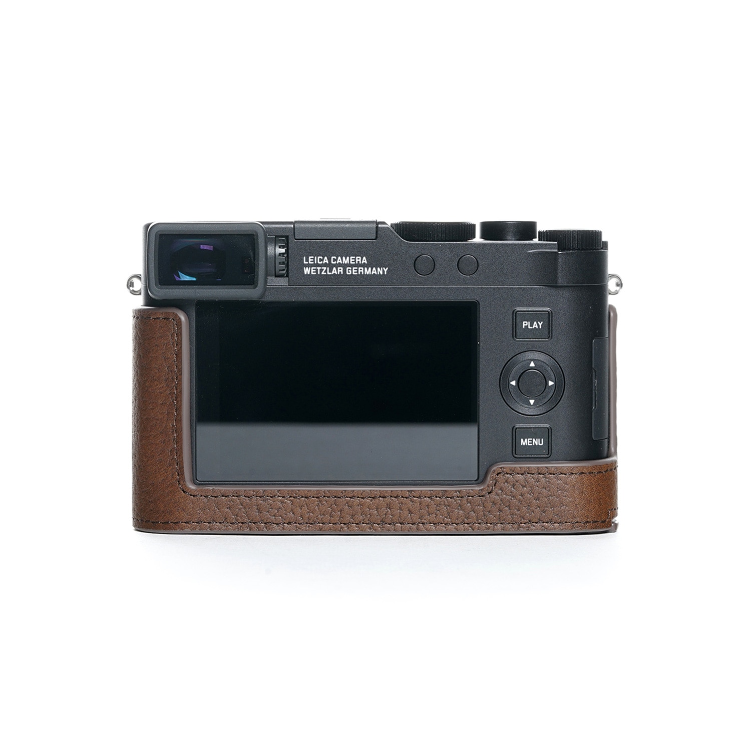 TP Original Leica D-LUX8用 ボディーハーフケース ダークブラウン