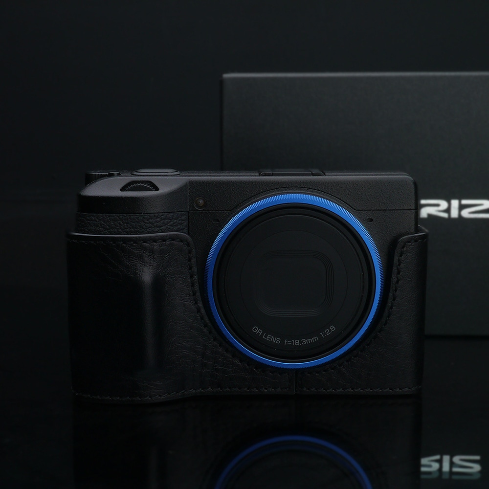 【タイムセール！】 III GR RICOH GARIZ 用 ブラック HG-GRIIIBK 本革カメラケース その他