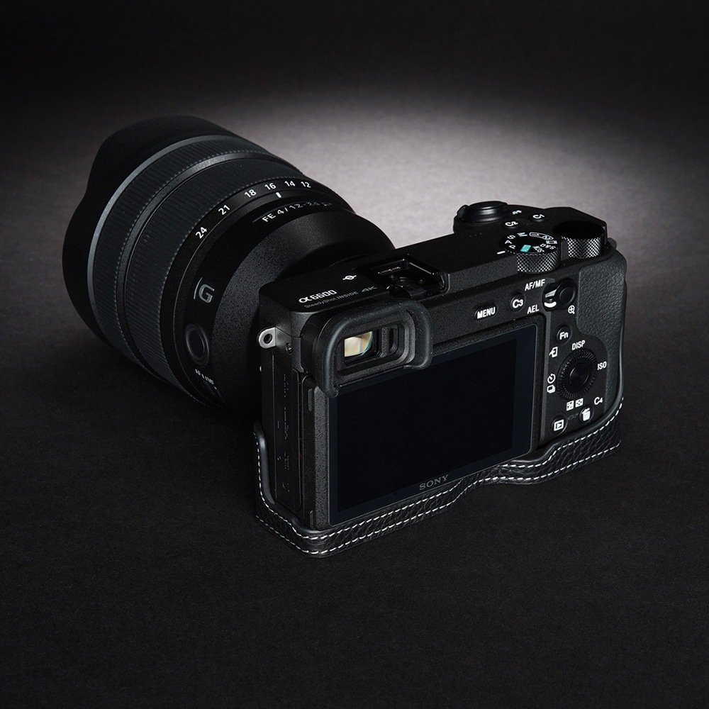 TP Original SONY α6600 用 ボディーハーフケース ブラック