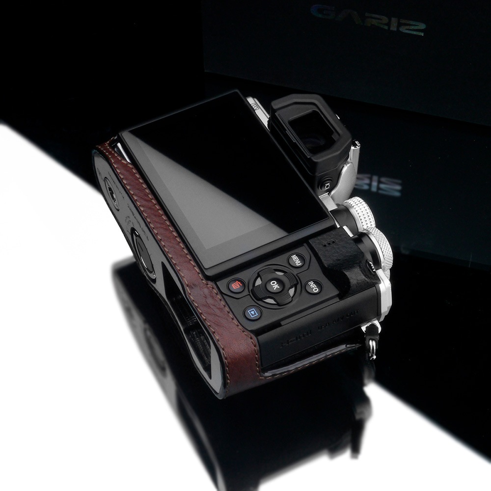 GARIZ OLYMPUS OM-D E-M10 Mark II用 本革カメラケース XS