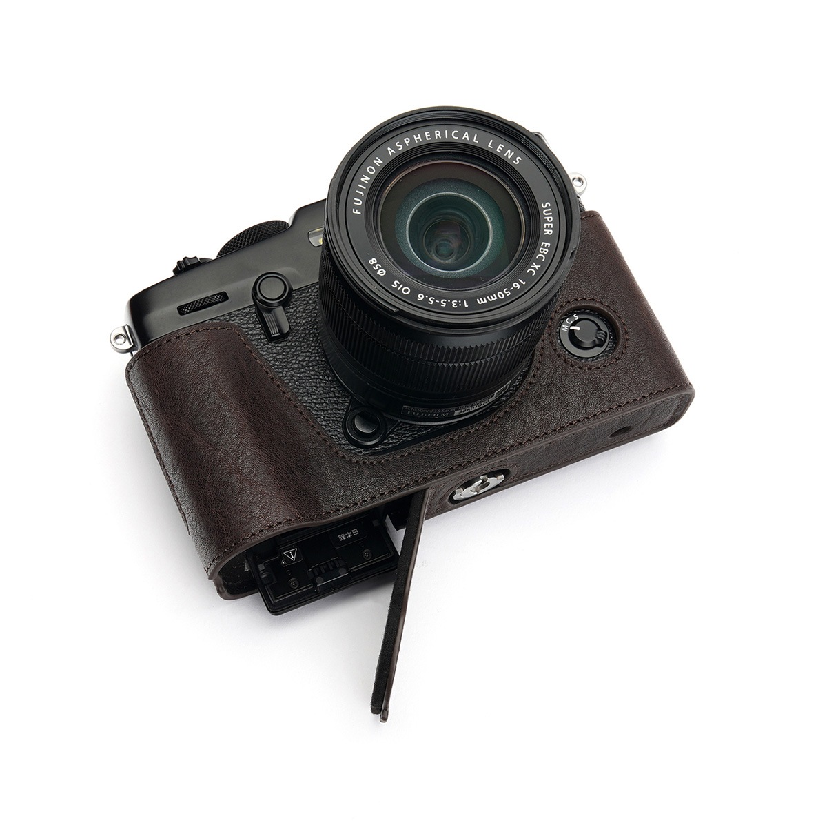 TP Original FUJIFIFILM X-Pro3 用 ボディーハーフケース ダークブラウン