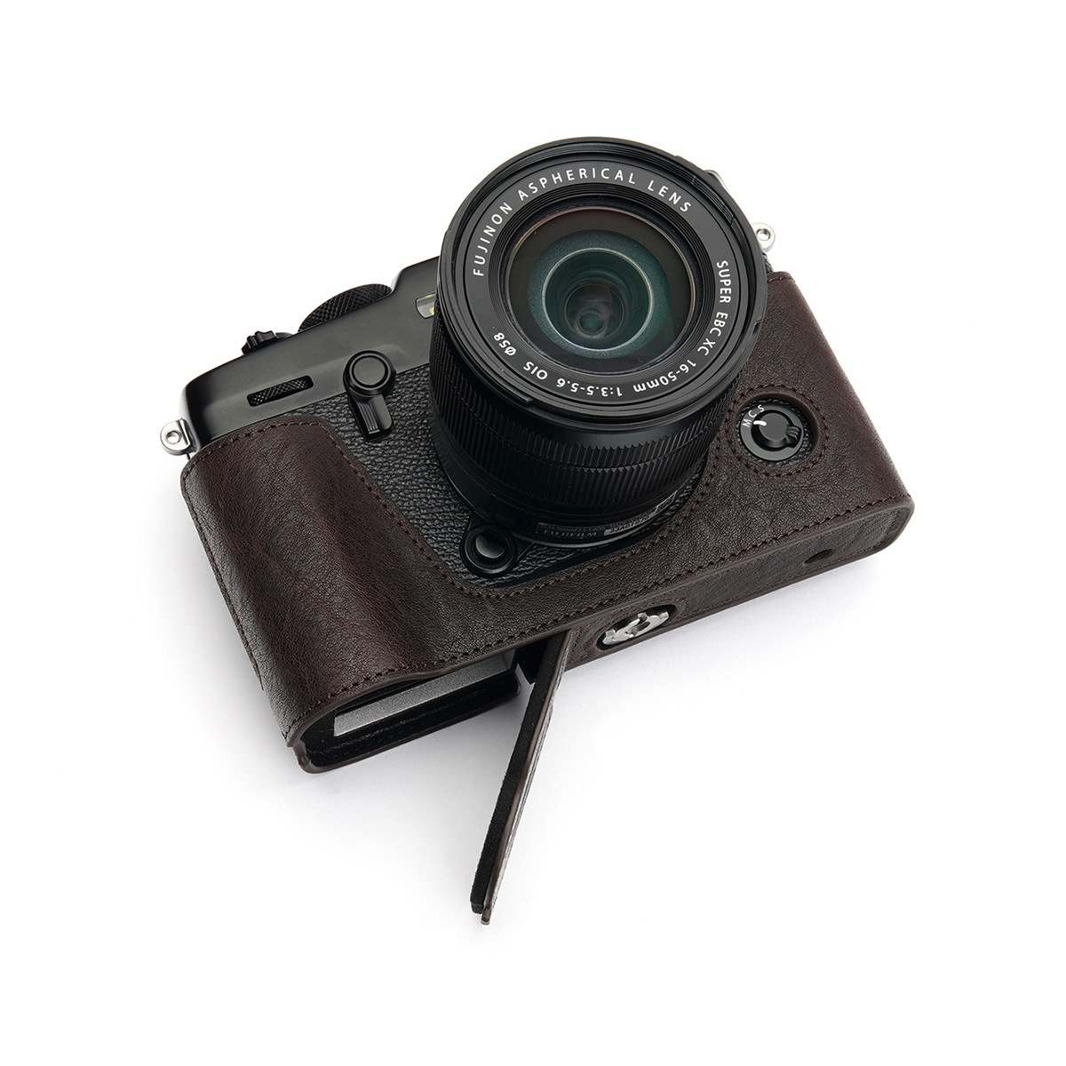 TP Original FUJIFIFILM X-Pro3 用 ボディーハーフケース ダークブラウン