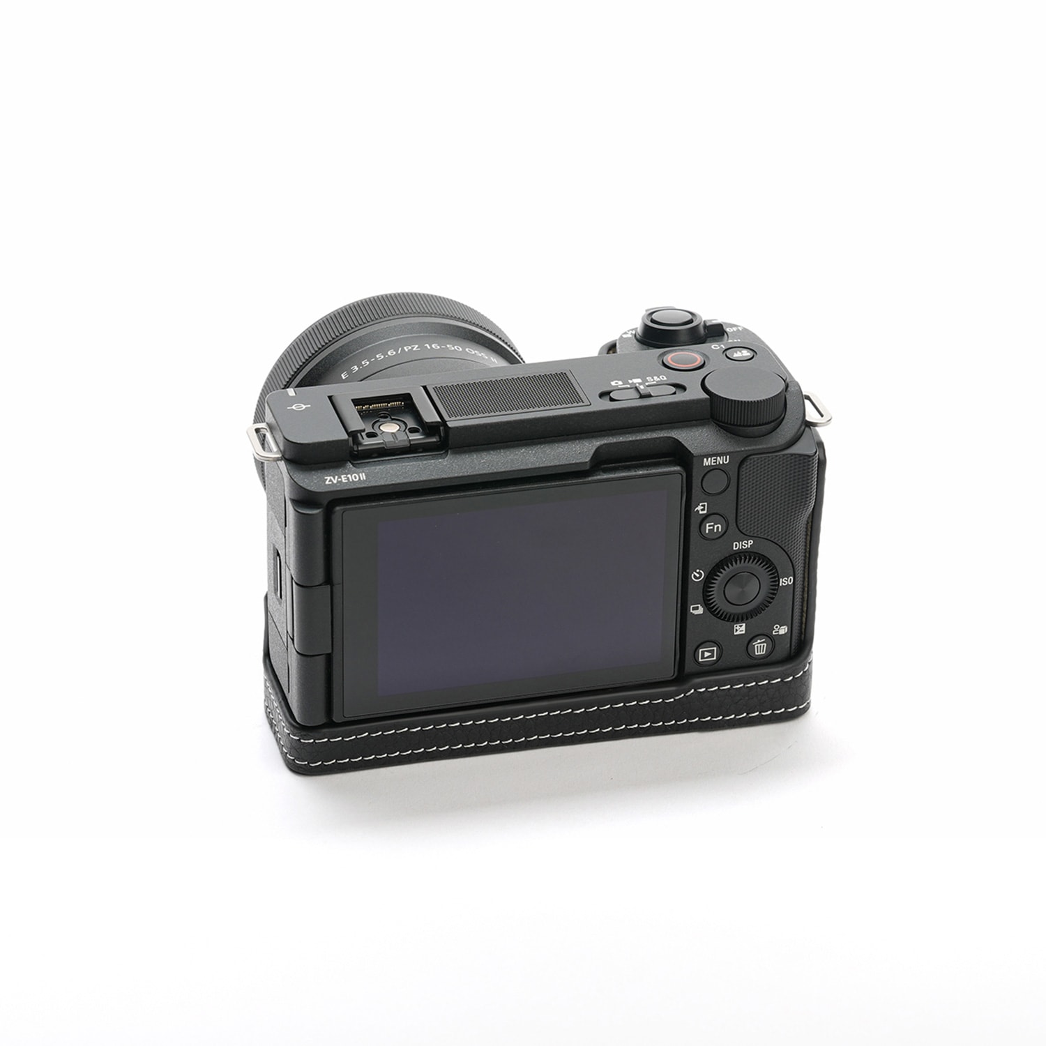 SONY ZV-E10L パワーズームレンズキット、本革ハーフケース付 元箱付 VLOGCAM ZV-E10L パワーズームレンズキット ミラーレス一眼カメラ