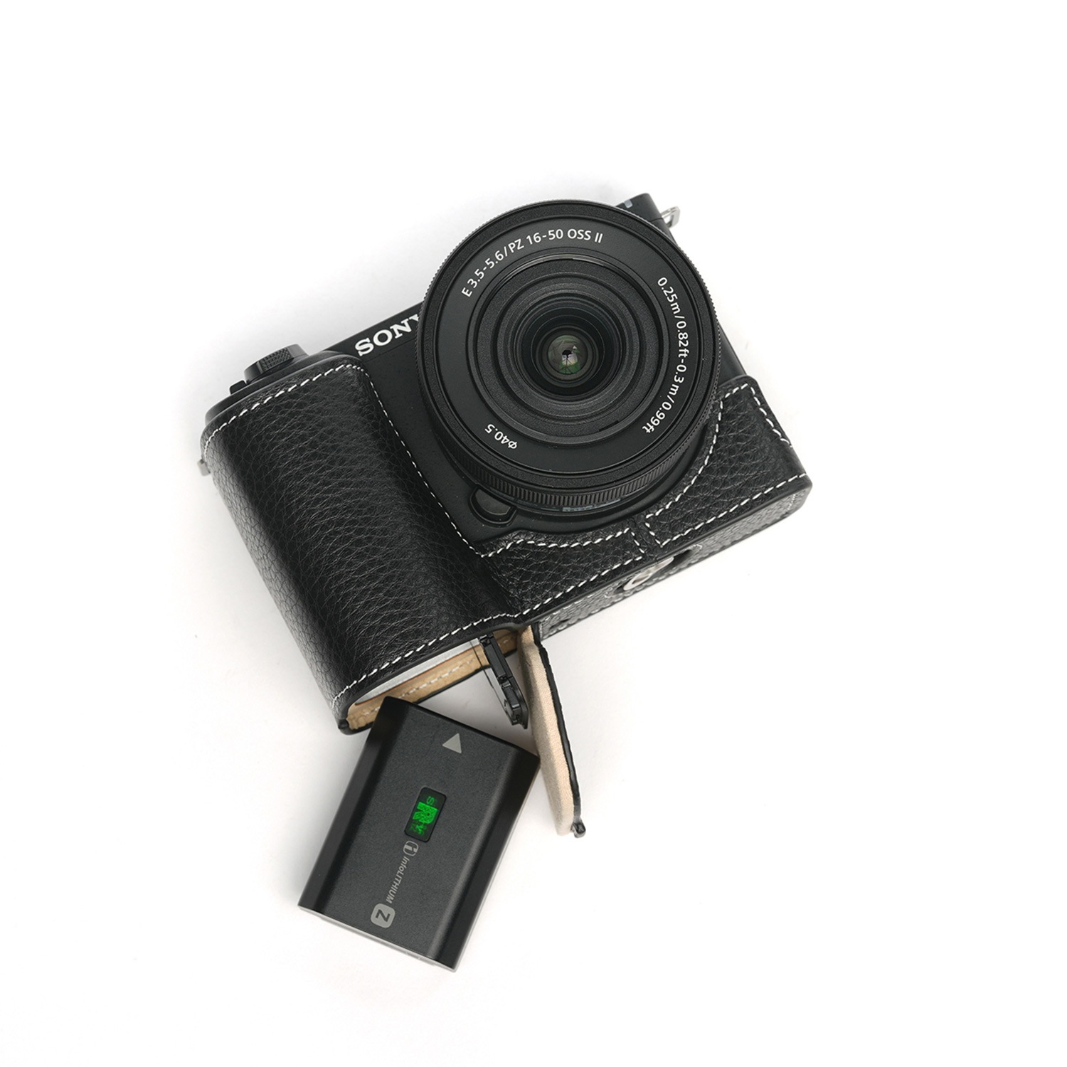 TP Original SONY VLOGCAM ZV-E10 II用 ボディーハーフケース ブラック