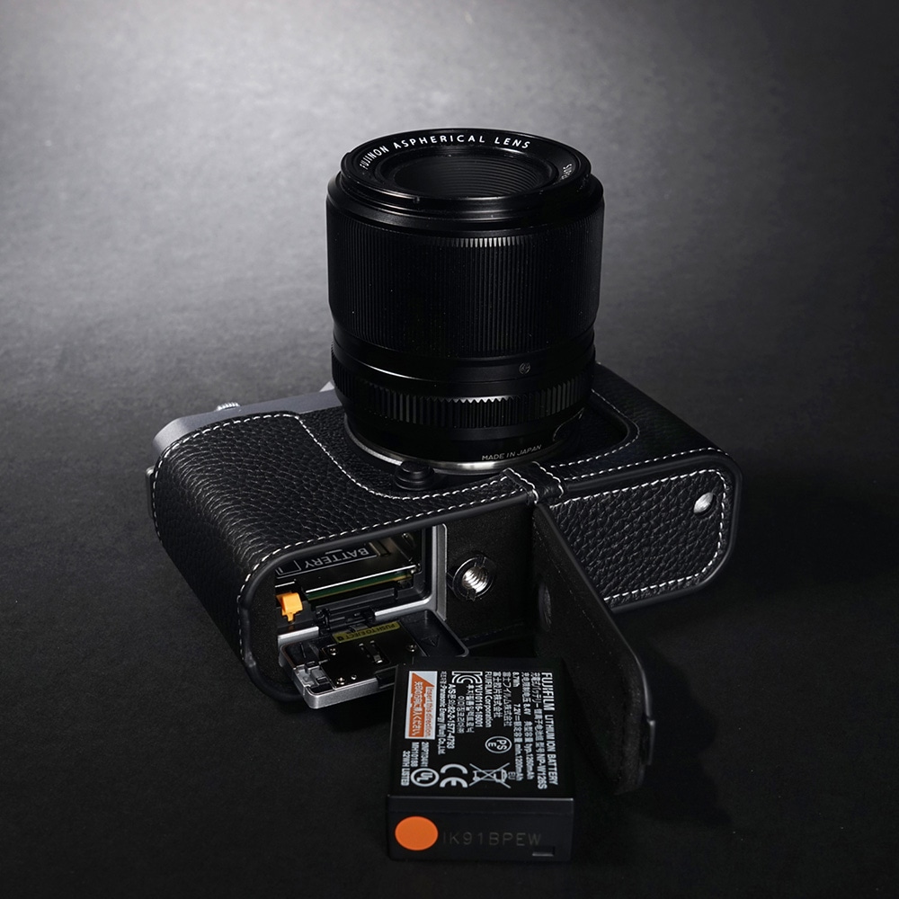 TP Original FUJIFIFILM X-E4 用 ボディーハーフケース ブラック
