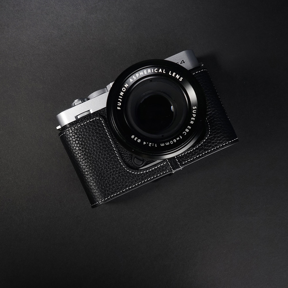 TP Original FUJIFIFILM X-E4 用 ボディーハーフケース ブラック