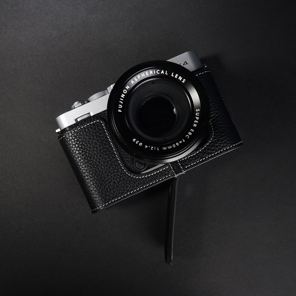 TP Original FUJIFIFILM X-E4 用 ボディーハーフケース ブラック