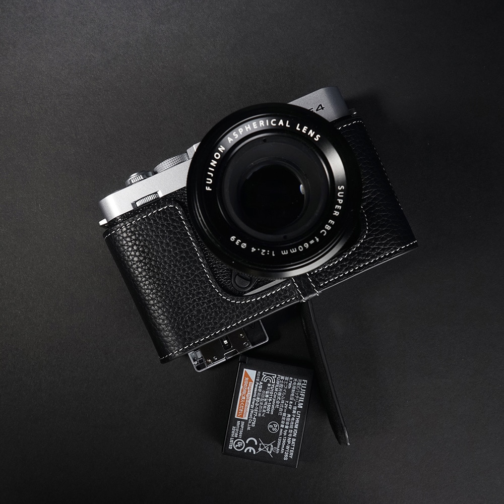 TP Original FUJIFIFILM X-E4 用 ボディーハーフケース ブラック