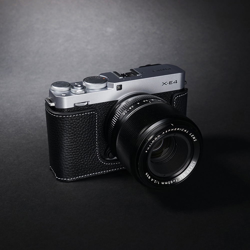 TP Original FUJIFIFILM X-E4 用 ボディーハーフケース ブラック