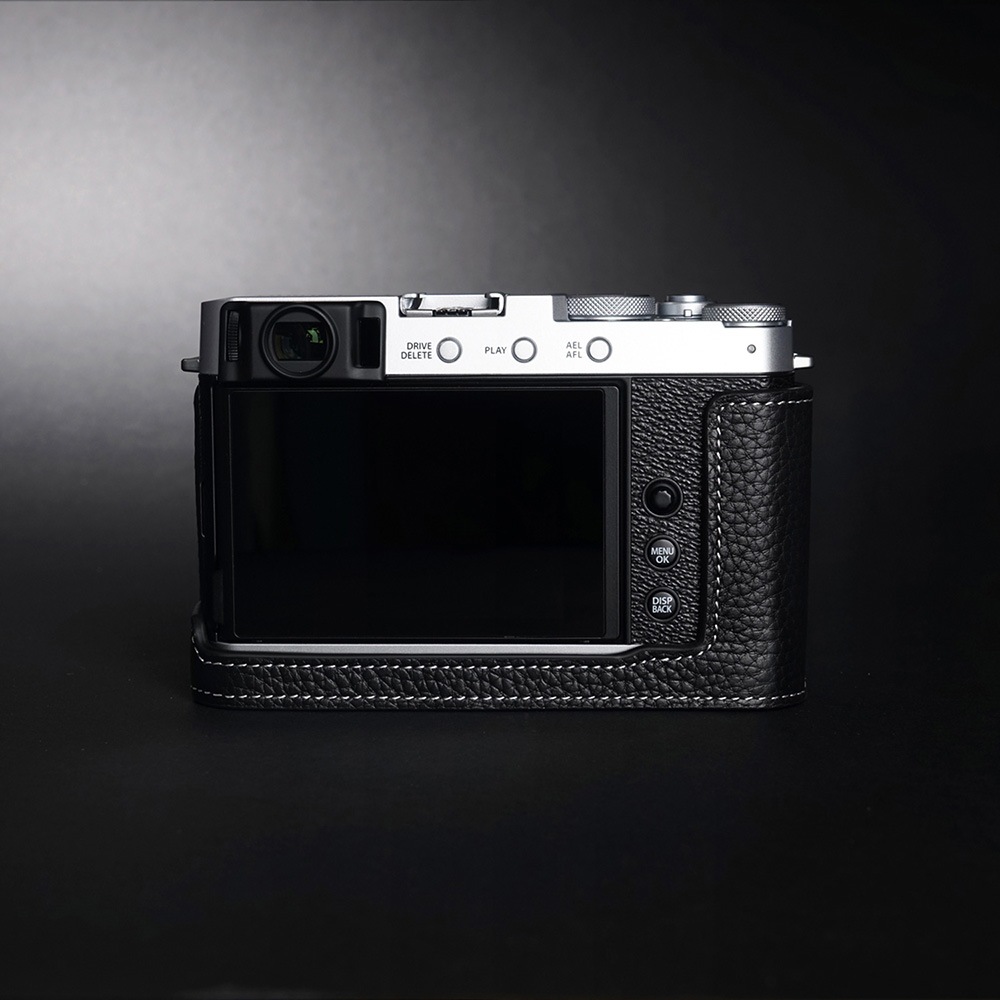 TP Original FUJIFIFILM X-E4 用 ボディーハーフケース ブラック
