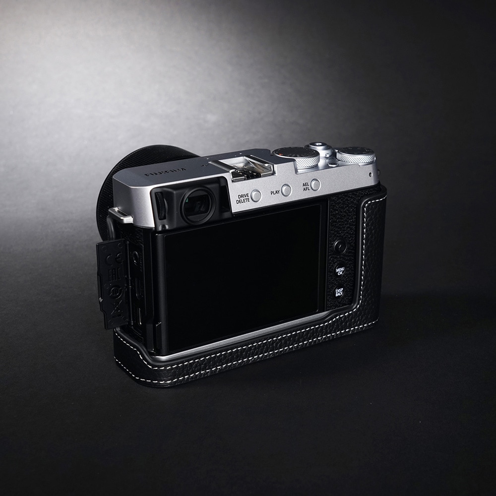 TP Original FUJIFIFILM X-E4 用 ボディーハーフケース ブラック