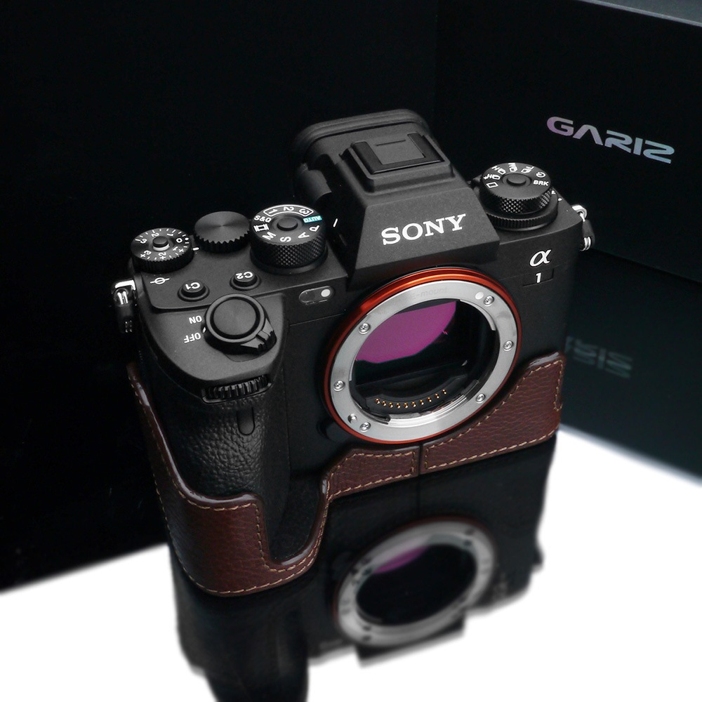 GARIZ SONY α1 用 本革カメラケース XS-CHA1BR ブラウン