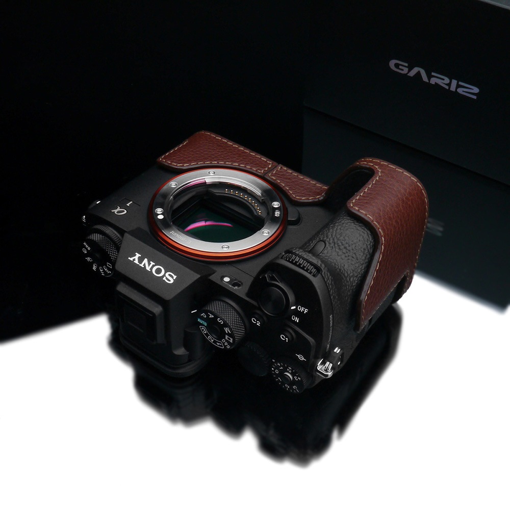 GARIZ SONY α1 用 本革カメラケース XS-CHA1BR ブラウン