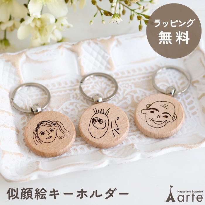 似顔絵キーホルダー