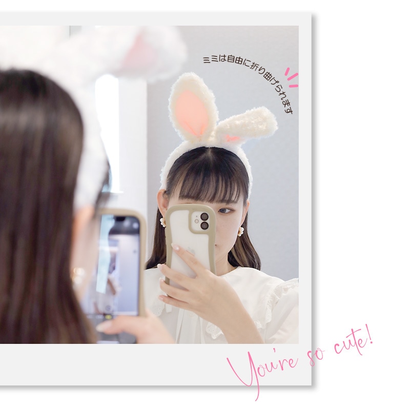 バルーンブーケ カチューシャ うさぎ耳付き