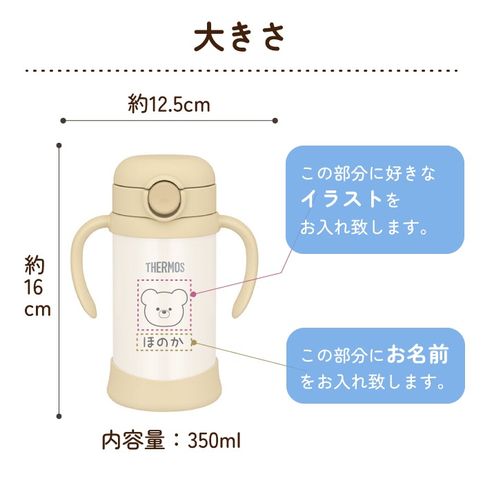 選べるデザイン ベビーストローマグ