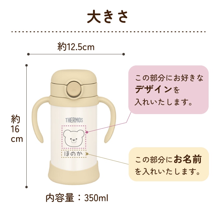 選べるデザイン ベビーストローマグ