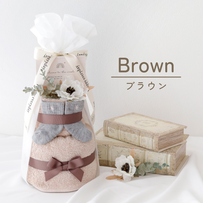 ラルフローレン ソックス付き おむつケーキ