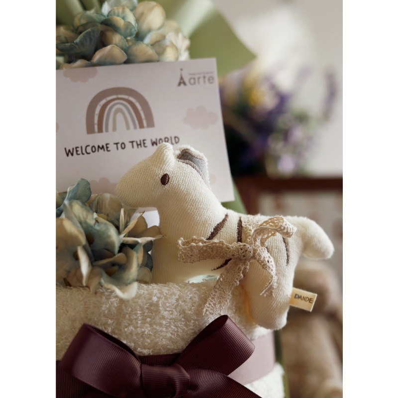 出産祝い おむつケーキ ベビーアニマル 5000円｜スマイルデイズ ok-205