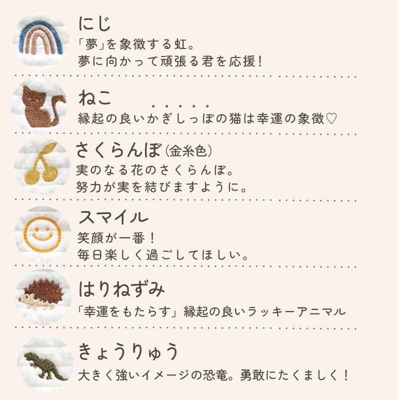 【オプション】ヌビバッグに名入れ刺繍