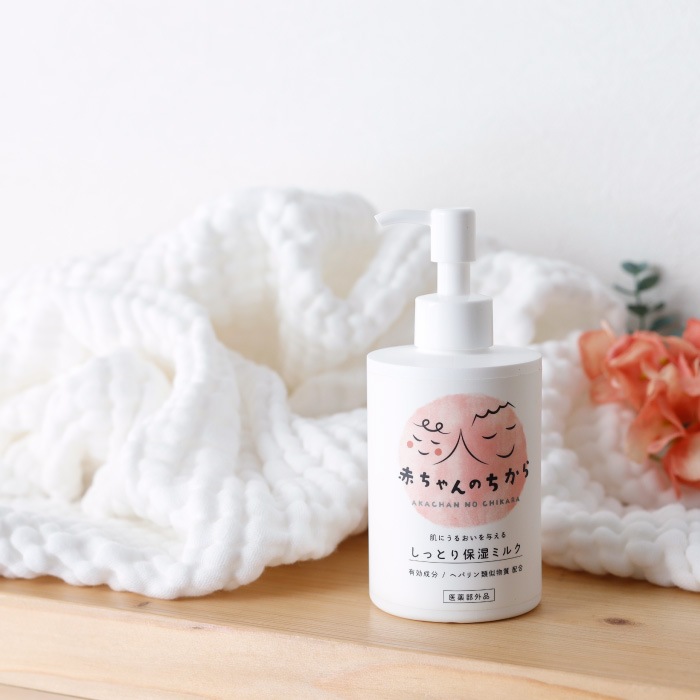 6重ガーゼおくるみ&赤ちゃんのちから保湿ミルク ギフトセット