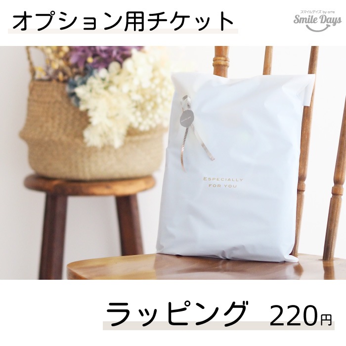 【オプション】ギフトラッピング シルバーリボン 220円 Y