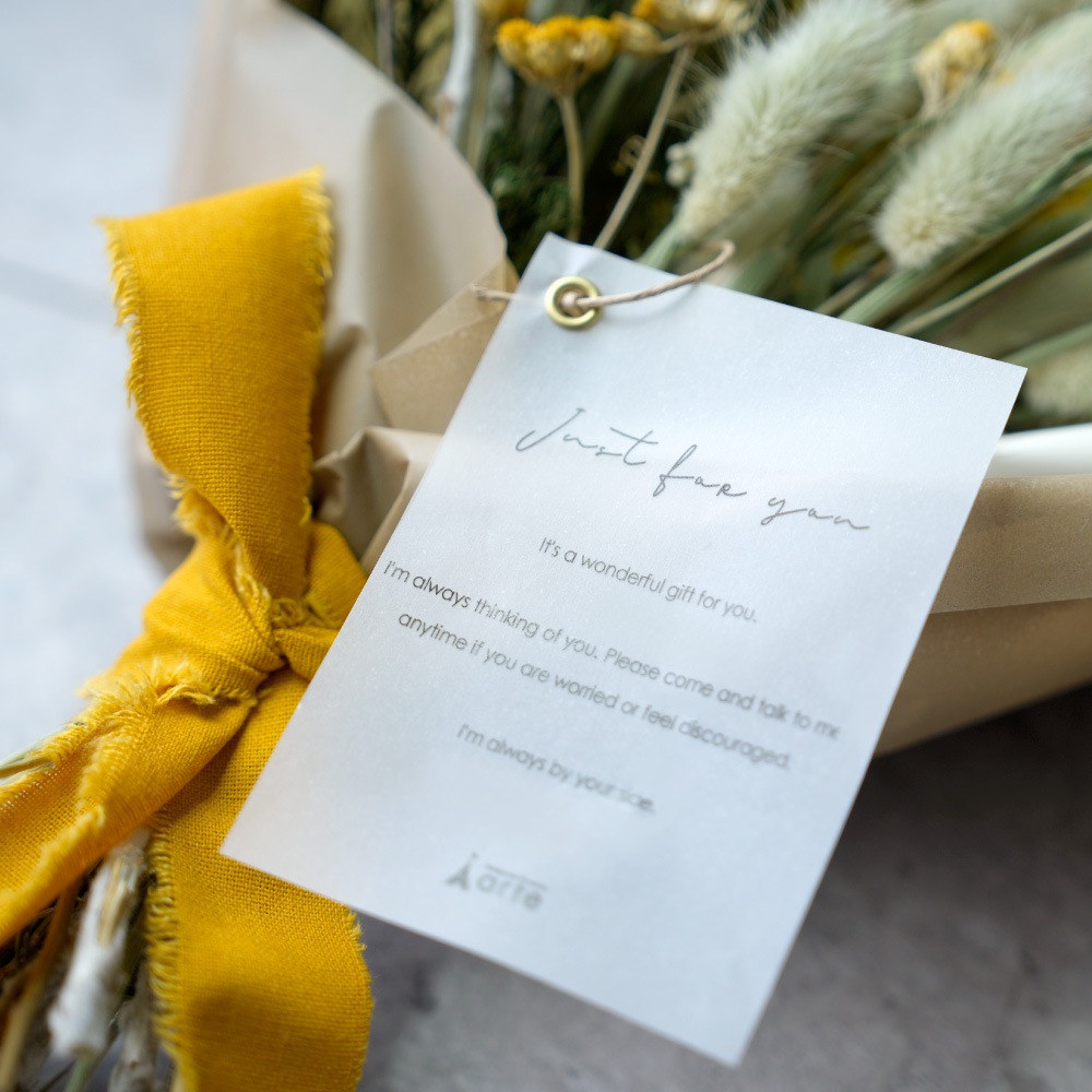 ドライフラワーとフレグランスのギフトセット