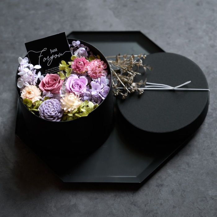 プリザーブドフラワー プティエレガンス ボックスフラワー