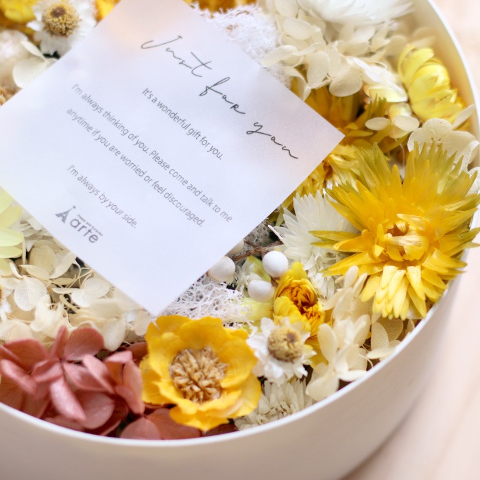 プリザーブドフラワー プティナチュラル ボックスフラワー