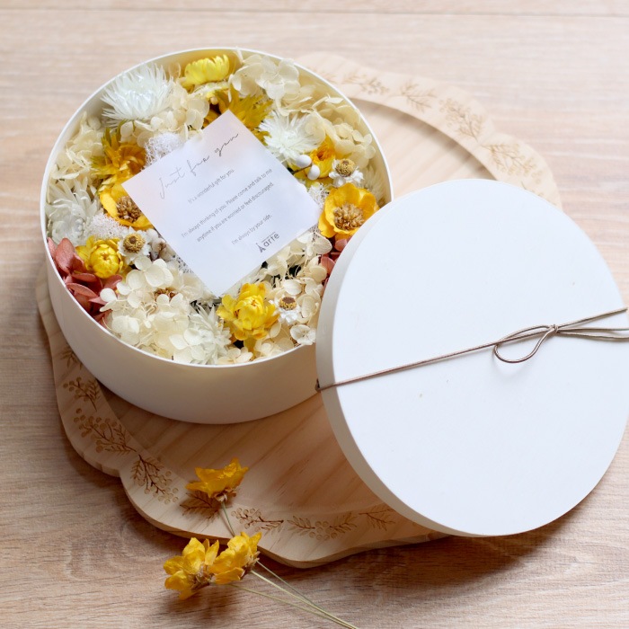 プリザーブドフラワー プティナチュラル ボックスフラワー