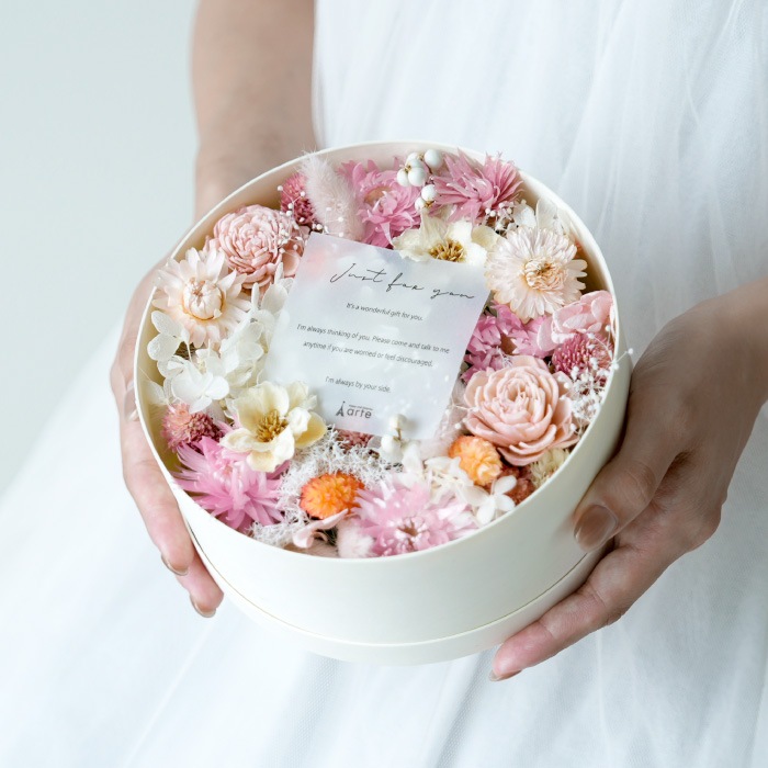 プリザーブドフラワー プティナチュラル ボックスフラワー