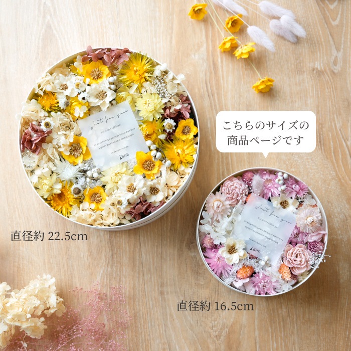 プリザーブドフラワー プティナチュラル ボックスフラワー