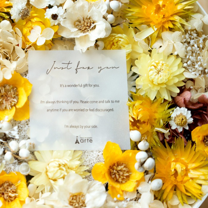 プリザーブドフラワー グランドナチュラル ボックスフラワー