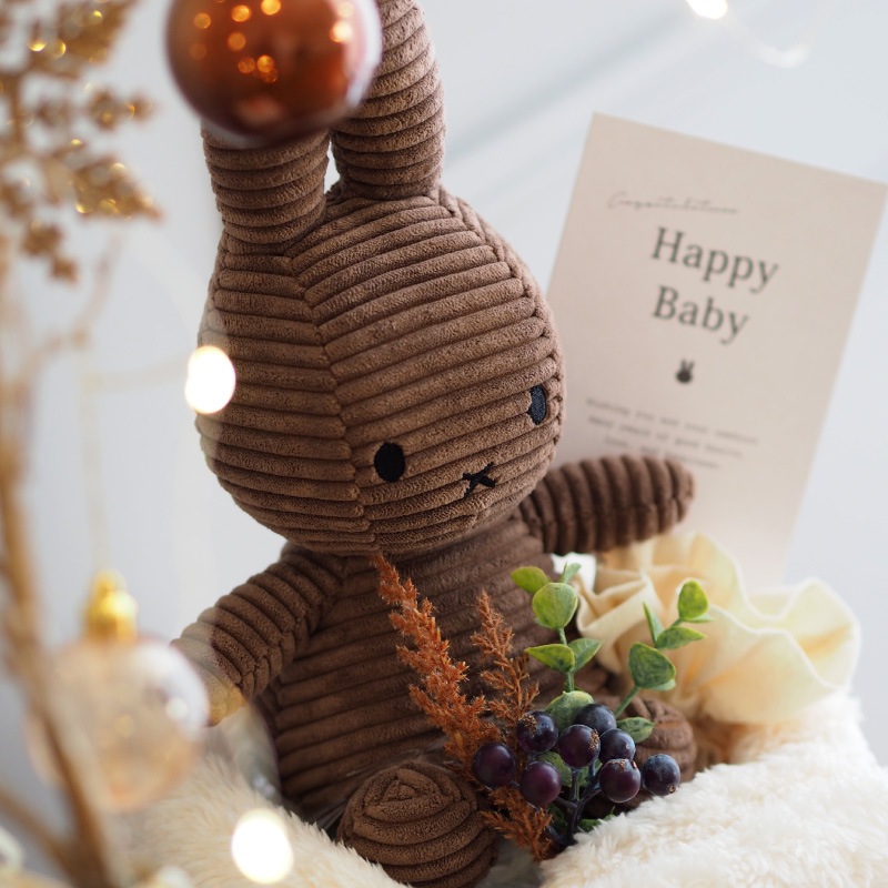 ミッフィー おむつケーキ ブランケット付き