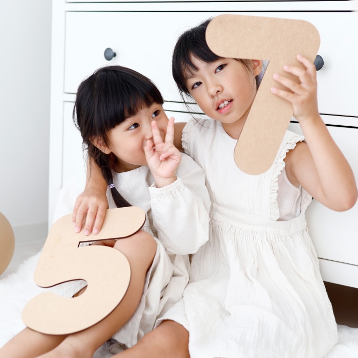 七五三 木製数字