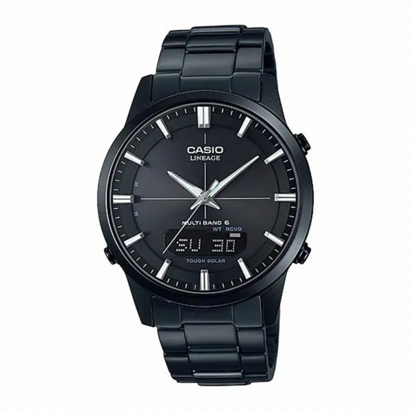 新品 カシオ LINEAGE 純正ブレス 電池交換時刻調整不要】カシオ 