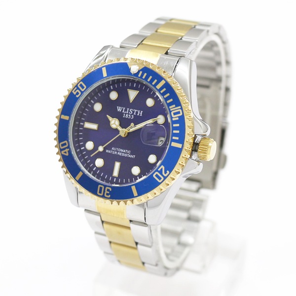 ��ư�����ӻ��� �٥����ʸ���פΥ��顼�����줵�줿�᥿�륦���å� �᥿��٥�� �������ӻ��� WSA029-BLU ����ӻ���