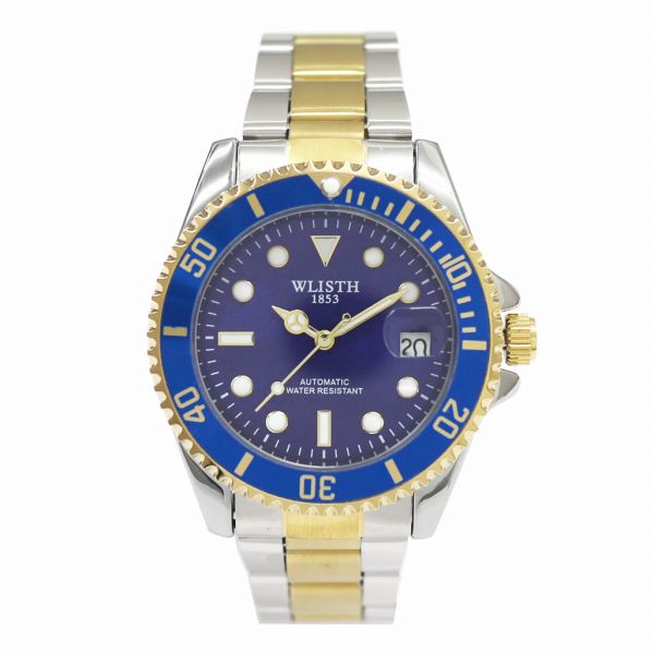 ��ư�����ӻ��� �٥����ʸ���פΥ��顼�����줵�줿�᥿�륦���å� �᥿��٥�� �������ӻ��� WSA029-BLU ����ӻ���