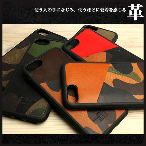 ����� ������ �ܳץ����ꥢ��쥶��[�������������]iPhone6/6s/7/8/X�б� �����ե��󥫥С� �º��� L-20424