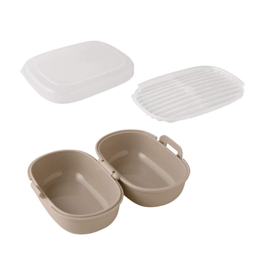 【10/1発売新商品】おにぎりがう米わん ホワイト / ベージュ