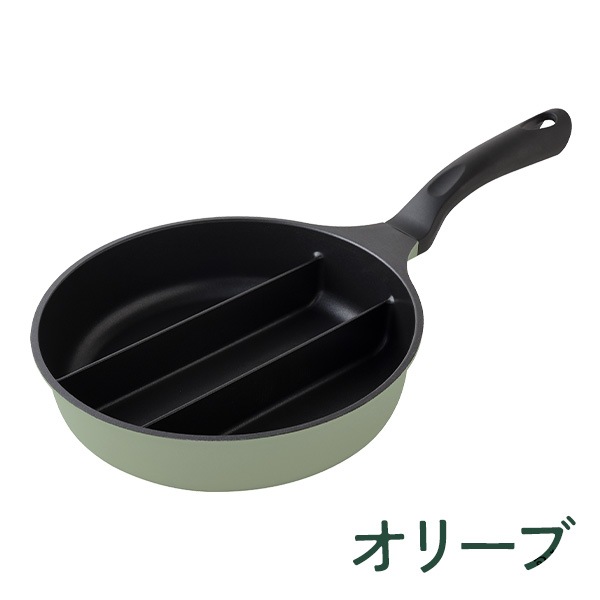 センターエッグトリプルパンmini オリーブ/カフェラテ/ミルク