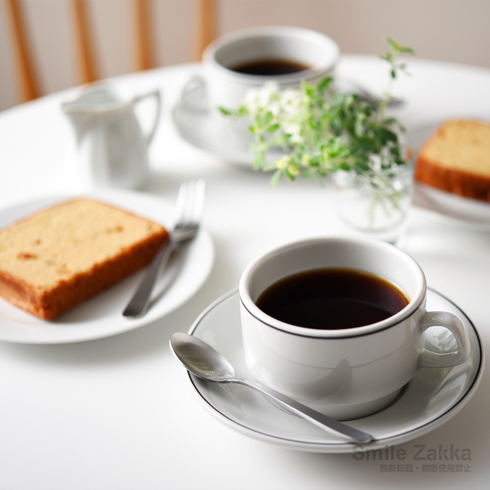 【メール便対応】逸品物創 スマイル コーヒースプーン ヒメフォーク 各4本セット