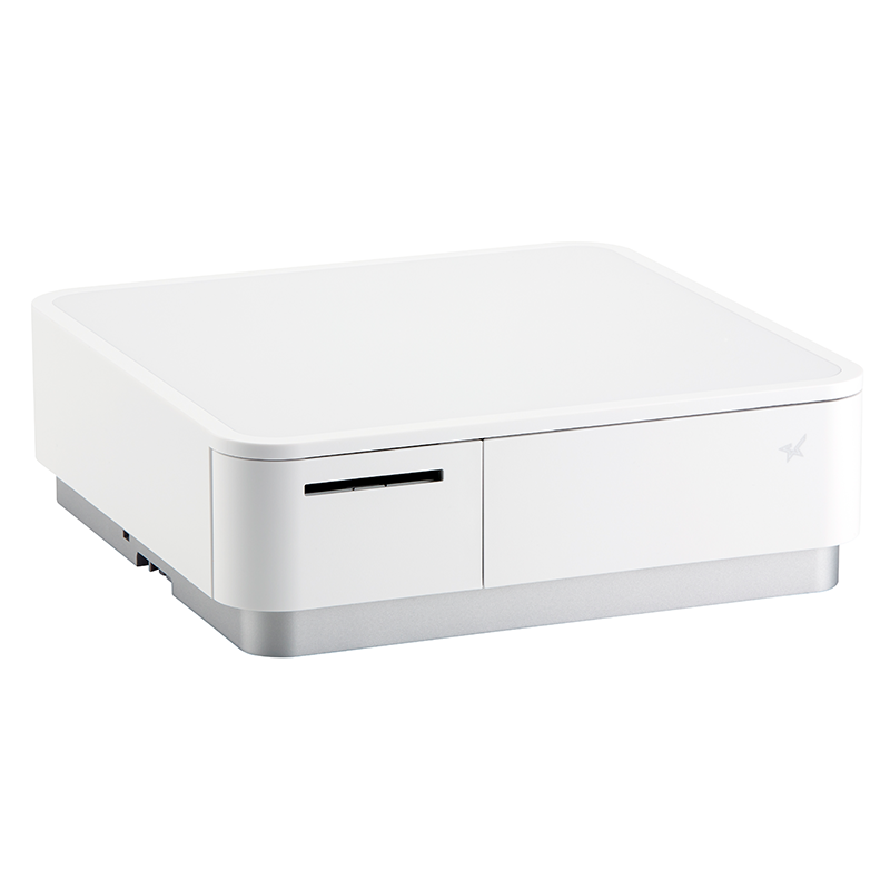 キャッシュドロアー一体型プリンターｍPOP POP10CBI WHT(ﾎﾜｲﾄ) ※Bluetooth/USB搭載モデル